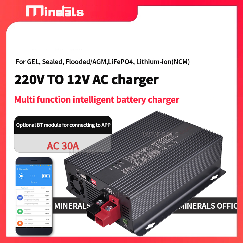 Lithium Battery 12V - Inteligentna ładowarka do akumulatorów AC na