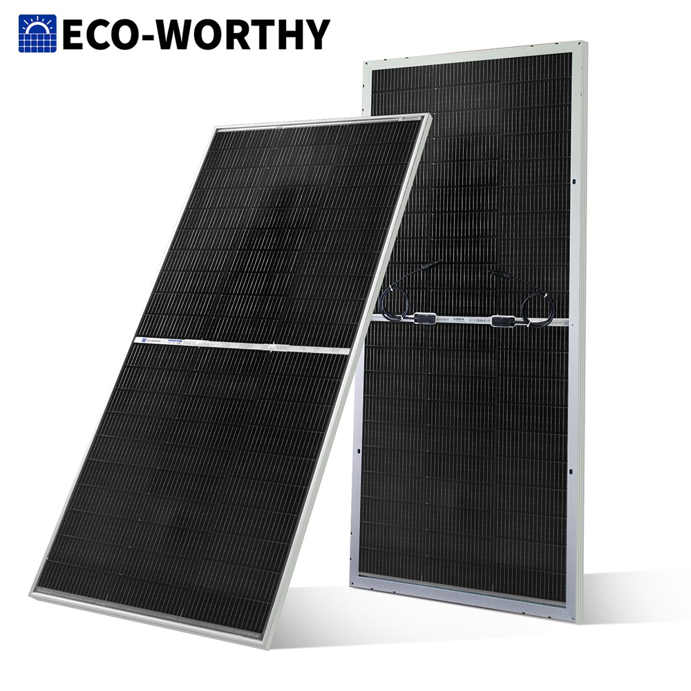 Solar Panel 200W - Panel słoneczny ECO-WORTHY 195W N-Type 18BB