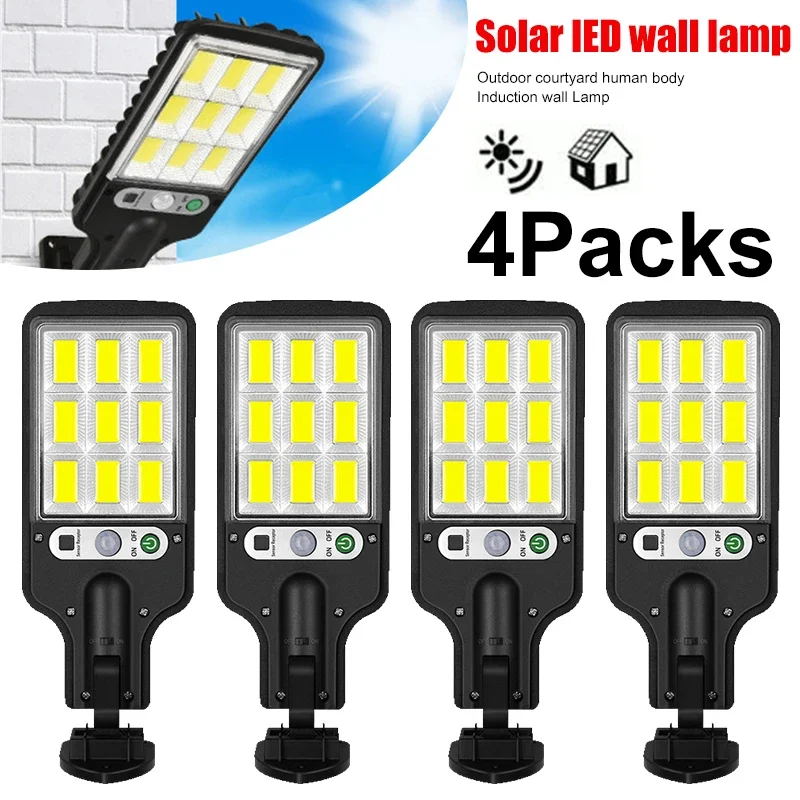 Solar Lamp - Mocna LED-owa lampa solarna zewnętrzna do