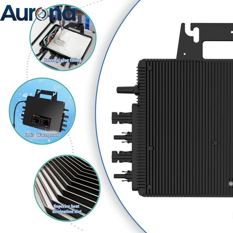Solar Panel - 【Profesjonalny】MAX 3000W Mikroinwerter Solarny Sieciowy DC26-60V