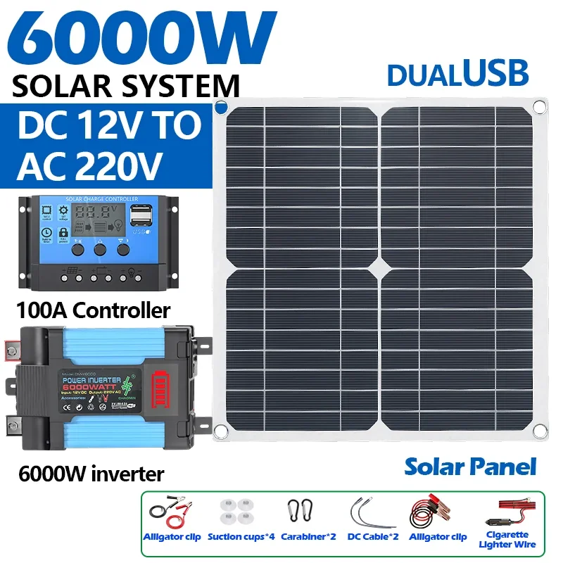 Zestaw solarny o mocy 6000 W,  – Solar Panel 200W recenzja i cena