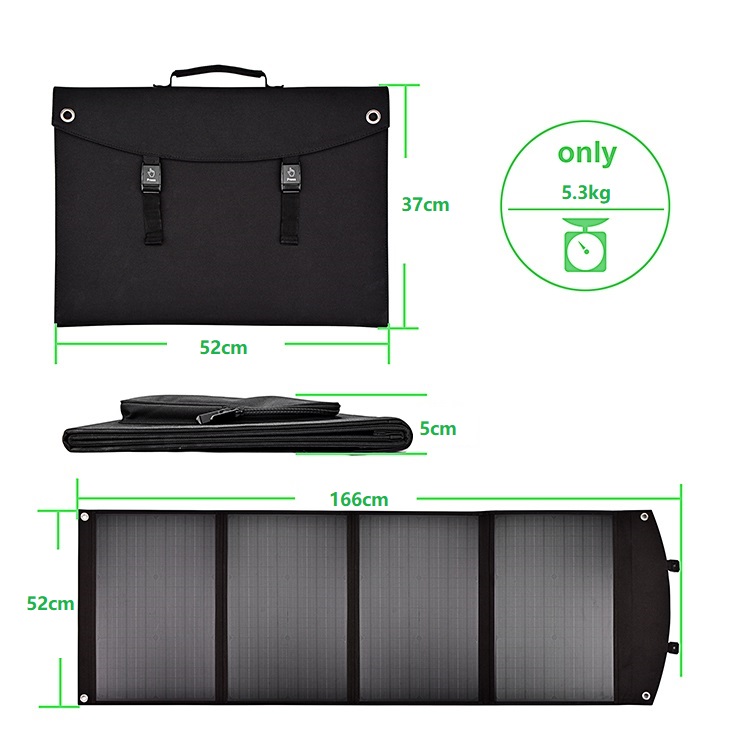 Panele słoneczne składane 100W – Solar Panel recenzja i cena