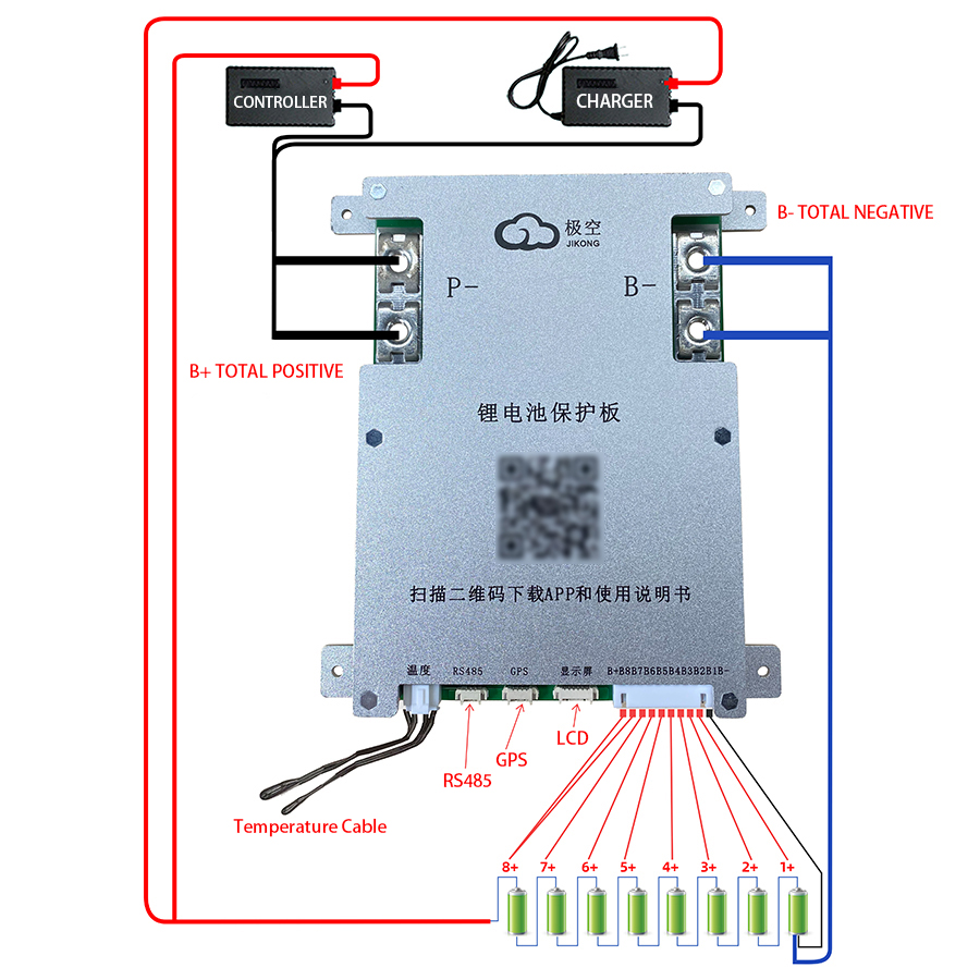 JK BMS 200A JK-B2A8S20P JKBMS  – Lithium Battery 12V recenzja i cena
