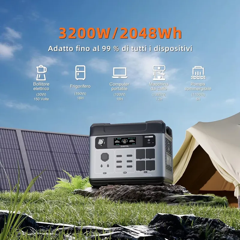 2026OUKITEL P2001 PLUS z bater – Solar Generator recenzja i cena